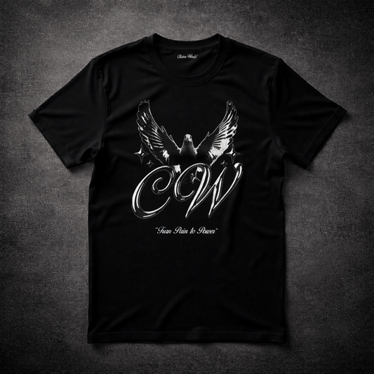 LIMITED EDITION | CLAIM WORLD T-SHIRT "TURN PAIN TO POWER"